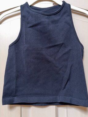 Free People Intimately Black Halter Crop Top M/L NWOT | Racerback